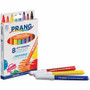 Prang Bullet Tip Washable Master Pack Art Markers - Broad Bullet Marker Point - Washable - Assorted Ink - White Barrel Product Image 