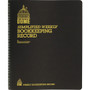 Dome Bookkeeping Record Book - 128 Sheet(s) - Wire Bound - 8.75" x 11.25" Sheet Size - Brown Cover - Recycled - (DOM600) Product Image 
