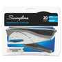Swingline Premium Hand Stapler, 20-Sheet Capacity, Black (SWI29950) View Product Image