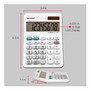 Sharp EL-310WB Mini Desktop Calculator, 8-Digit LCD (SHREL310WB) View Product Image