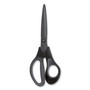 TRU RED Non-Stick Titanium-Coated Scissors, 8" Long, 3.86" Cut Length, Charcoal Black Blades, Black/Gray Straight Handle (TUD24380515) View Product Image