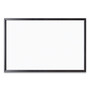 U Brands Magnetic Dry Erase Board with Wood Frame, 35 x 23, White Surface, Black Frame (UBR311U0001) View Product Image