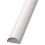 D-Line Decorative Desk Cord Cover, 60" x 2" x 1" Cover, White (DLNR5FT5025W) View Product Image