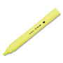 Pen Style Chisel Tip Highlighter, Yellow Ink, Chisel Tip, Yellow Barrel, 36/pack View Product Image