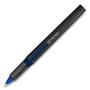 TRU RED Rollerball Pen, Stick, Fine 0.5 mm, Blue Ink, Black/Blue/Clear Barrel, Dozen TUD24419531 View Product Image