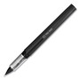 TRU RED Roller Ball Pen, Stick, Fine 0.5 mm Needle Tip, Black Ink, Black/Clear Barrel, Dozen (TUD24419533) View Product Image