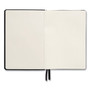 TRU RED Flexible-Cover Business Journal with Elastic Closure, 1-Subject, Quadrille Rule (5 sq/in), Black Cover, (128) 8 x 5.5 Sheets View Product Image