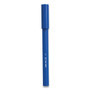 TRU RED Quick Dry Gel Pen, Stick, Fine 0.5 mm, Blue Ink, Blue Barrel, 5/Pack View Product Image