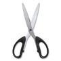 TRU RED Stainless Steel Scissors, 7" Long, 2.64" Cut Length, Straight Assorted Color Handles, 2/Pack View Product Image