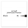 uniball Jetstream Premier Hybrid Gel Pen, Retractable, Bold 1 mm, Black Ink, Silver Barrel (UBC1741766) View Product Image
