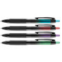 uniball 207 BLX Series Gel Pen, Retractable, Medium 0.7 mm, Assorted Ink and Barrel Colors, 4/Pack (UBC1838182) View Product Image