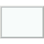 U Brands Melamine Non-Magnetic Dry-Erase Board - 24" (2 ft) Width x 18" (1.5 ft) Height - White Melamine Surface - Silver Aluminum Frame - Rectangle - Horizontal/Vertical Product Image 