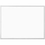 U Brands Magnetic Dry-Erase Board - 48" (4 ft) Width x 36" (3 ft) Height - White Painted Steel Surface - Silver Aluminum Frame - Rectangle - Horizontal/Vertical Product Image 