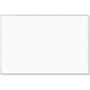 U Brands Melamine Non-Magnetic Dry-Erase Board - 72" (6 ft) Width x 48" (4 ft) Height - White Melamine Surface - Silver Aluminum Frame - Rectangle - Horizontal/Vertical Product Image 