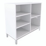Union & Scale Essentials Laminate Bookcase, Five-Shelf, 36w x 15d x 31.6h, White View Product Image