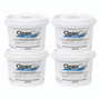 Wexford Labs CleanCide Disinfecting Wipes, 1-Ply, 8 x 5.5, Fresh Scent, White, 400/Tub, 4 Tubs/Carton View Product Image