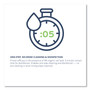 Wexford Labs CleanCide Disinfecting Wipes, 1-Ply, 8 x 5.5, Fresh Scent, White, 400/Tub, 4 Tubs/Carton View Product Image