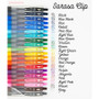 Zebra Sarasa Clip Gel Pen, Retractable, Fine 0.5 mm, Assorted Ink and Barrel Colors, 20/Pack (ZEB47220) View Product Image