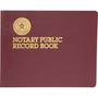 Dome Notary Public Record Book, 10 Column Format, Maroon Cover, 10.5 x 8.25 Sheets, 32 Sheets/Book View Product Image