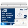 TORK Xpress Soft Multifold Hand Towel White H2 - 2 Ply - Multifold - 9.13" Width x 9.50" Length - White - Fiber Product Image 