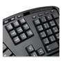 Adesso WKB1500GB Wireless Ergonomic Keyboard and Mouse, 2.4 GHz Frequency/30 ft Wireless Range, Black View Product Image