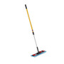 Rubbermaid Commercial Adaptable Flat Mop Kit, 19.5 x 5.5 Blue Microfiber Head, 48" to 72" Yellow Aluminum Handle View Product Image