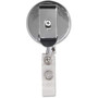 Advantus Premier Heavy-Duty Retractable ID Card Reel, 24" Extension, Black/Silver, 12/Box View Product Image