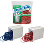 Alliance SuperSize Bands, 0.25" x 12", 4,060 psi Max Elasticity, Red, 18/Pack View Product Image
