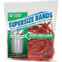 Alliance SuperSize Bands, 0.25" x 12", 4,060 psi Max Elasticity, Red, 18/Pack View Product Image