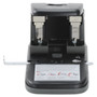 Swingline 100-Sheet High Capacity Two-Hole Punch, Fixed Centers, 9/32" Holes, Black/Gray (SWI74190) View Product Image