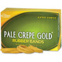 Alliance Rubber Pale Crepe Gold Rubber Bands - Size: #54 - Stretchable, Durable, Reusable - Golden Crepe Product Image 