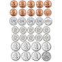 Ashley US Coin Money Set Die-cut Magnets - Theme/Subject: Learning - Skill Learning: Visual Product Image 