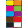 Ashley Colors Design Mini Whiteboard Eraser - 2" Width x 1.50" Length - Lightweight, Comfortable Grip - Multicolor Product Image 