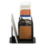 Safco Onyx Mesh Mini Organizer, 3 Compartments, Steel, 6 x 5.25 x 5.25, Black View Product Image