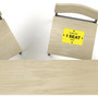 Avery; Surface Safe PLEASE KEEP 1 SEAT APART Decals (AVE83073) View Product Image