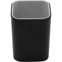 Advantus Fusion Pencil Cup - 4" Height x 2.8" Width x 2.8" Depth - Polystyrene - Black, Gray - Sturdy Product Image 