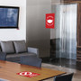 Avery Decal, "Area Closed", f/Table/Chair, 4"x6", 10/PK, Red (AVE83071) View Product Image