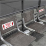 Avery Preprinted Surface Safe ID Decals, 8.38 x 3.25, Keep Your Distance 6 Feet, White Face, Red Graphics, 15/Pack (AVE83079) View Product Image