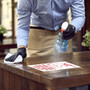 Avery; Surface Safe THIS AREA SANITIZED Decals (AVE83080) View Product Image