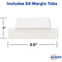 Avery; Ultra Tabs Repositionable Margin Tabs (AVE74789) View Product Image