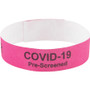 Advantus Corp. Wristbands,Visitor,COVID Prescreened,3/4"x10",500/PK,PK (AVT76095) View Product Image