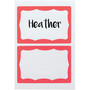 Advantus Color Border Adhesive Name Badges (AVT97189) View Product Image