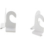 Baumgartens Suspended Ceiling Hooks, 2" Long, 2/PK, White (BAU54510) View Product Image