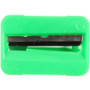 Baumgartens Single Sharpener,w/ Steel Blade,Plastic,1-1/8" L,Assorted (BAUMR3380) View Product Image