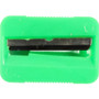 Baumgartens Single Sharpener,w/ Steel Blade,Plastic,1-1/8" L,Assorted (BAUMR3380) View Product Image