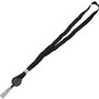Advantus Badge Reel Lanyard - 36" Length - Black - Woven Product Image 