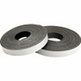 Zeus Magnetic Tape - 15 ft Length x 0.50" Width - Black - Adhesive Backing - Dispenser Included - Cutter Edge Dispenser - (BAU66022) Product Image 