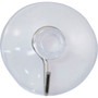 Advantus Metal Hook Suction Cup - 1" Height x 1.6" Width - for Glass, Tile, Metal, Kitchen, Classroom, Office - Metal - Clear Product Image 