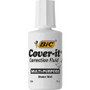 Bic Correction Fluid, Fast-Drying, 20 ml, 12/BX, White (BICWOC12WEDZ) View Product Image