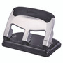 Bostitch 40-Sheet EZ Squeeze Three-Hole Punch, 9/32" Hole, Silver/Black View Product Image